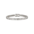 Diamond Tennis Bracelet Emerald Cut Size XXL